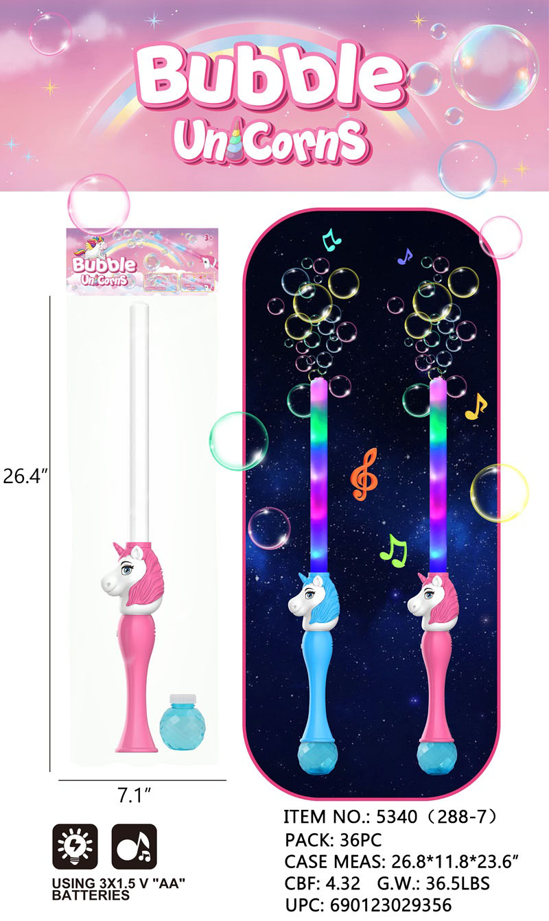 Bubble Sword-26.4' Unicorn long stick